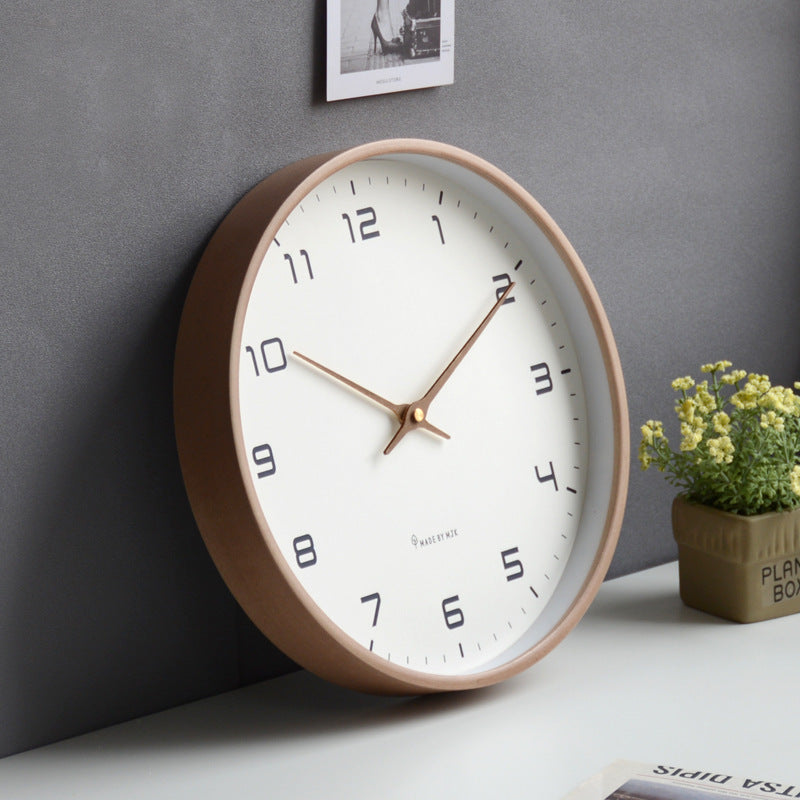 Wood Easy Read Wall Clock