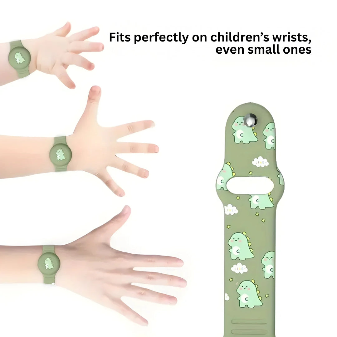 Silicone Adjustable GPS Tracker Wristband