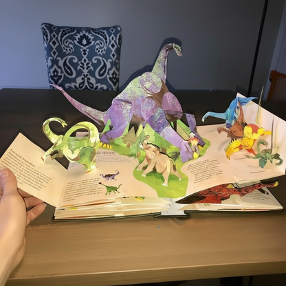 Hardcover 3D Dinosaur Pop-Up Book