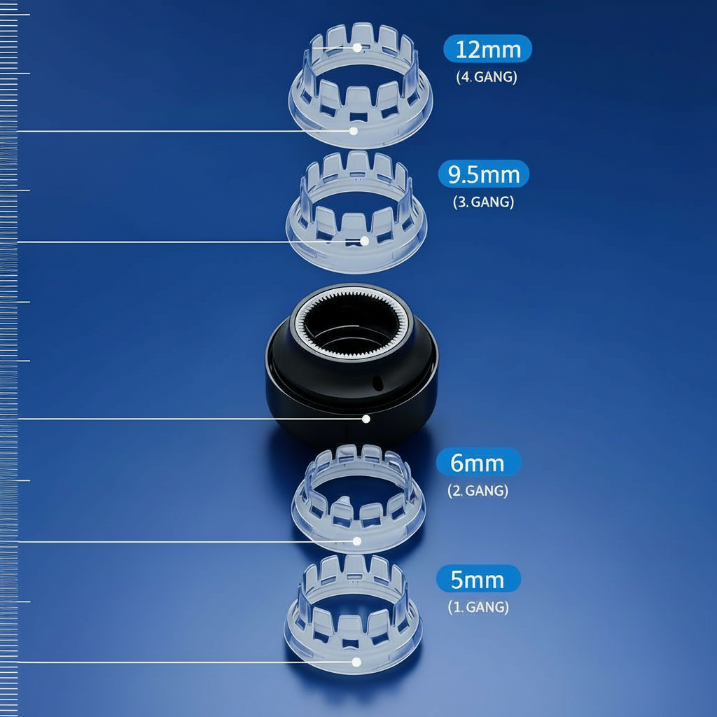Silicone Ergonomic Handheld Scalp Massager