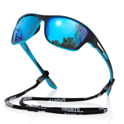 Matte Wraparound Mirrored Sport Sunglasses