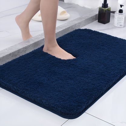 Microfiber Minimalist High-Pile Bath Mat