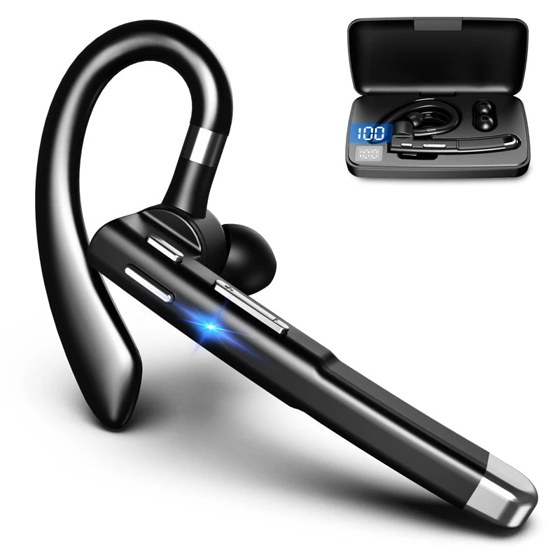 Minimalist Over-Ear Hook Bluetooth Earpiece