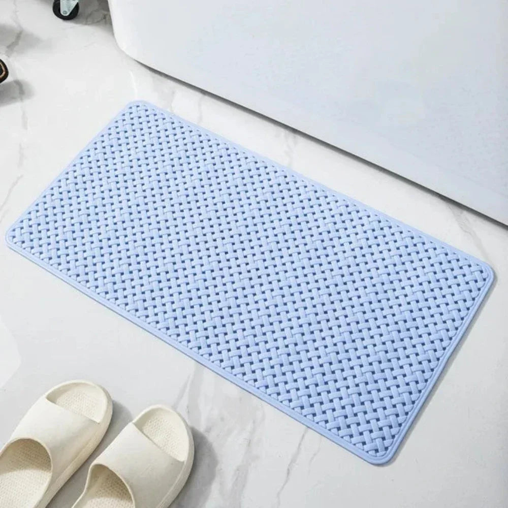 Minimalist Basket-Weave Bathtub Mat