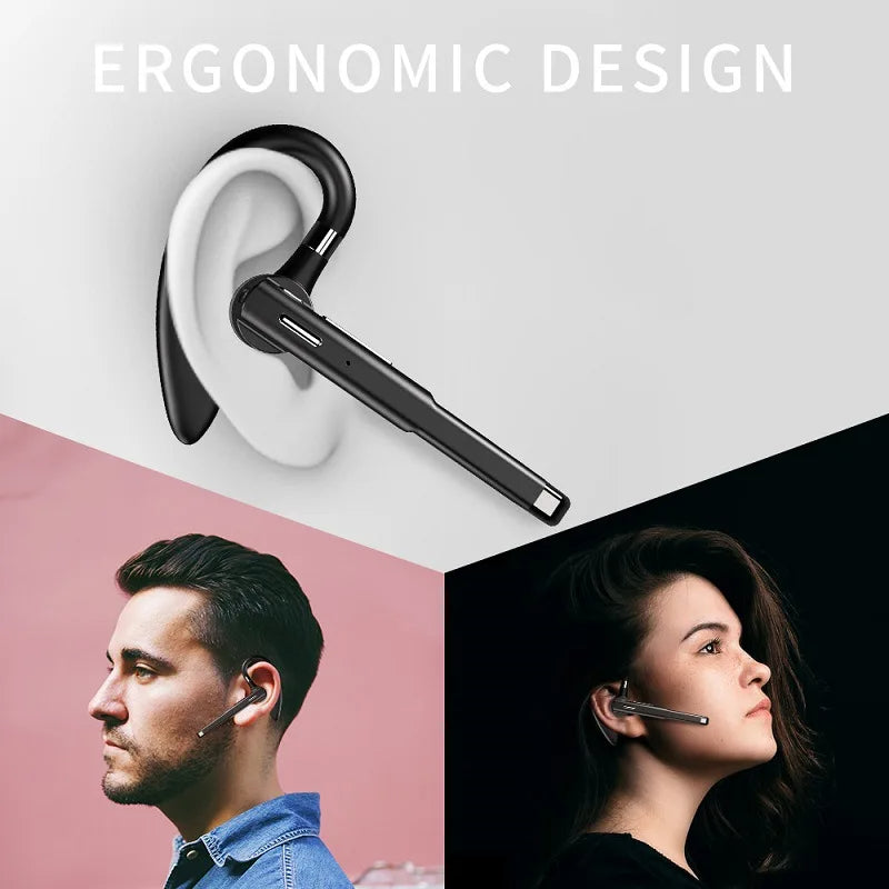 Minimalist Over-Ear Hook Bluetooth Earpiece