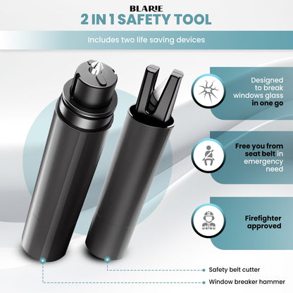 Anodized Aluminum Window Breaker Car Escape Tool