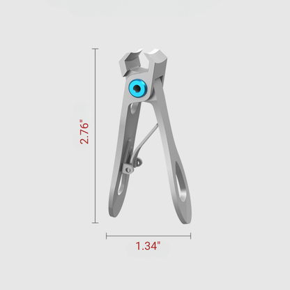Stainless Steel Wide-Beveled Locking Nail Clipper