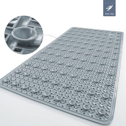 Minimalist Basket-Weave Bathtub Mat