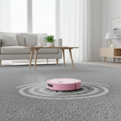 Minimalist Low-Profile Robot Vacuum Cleaner