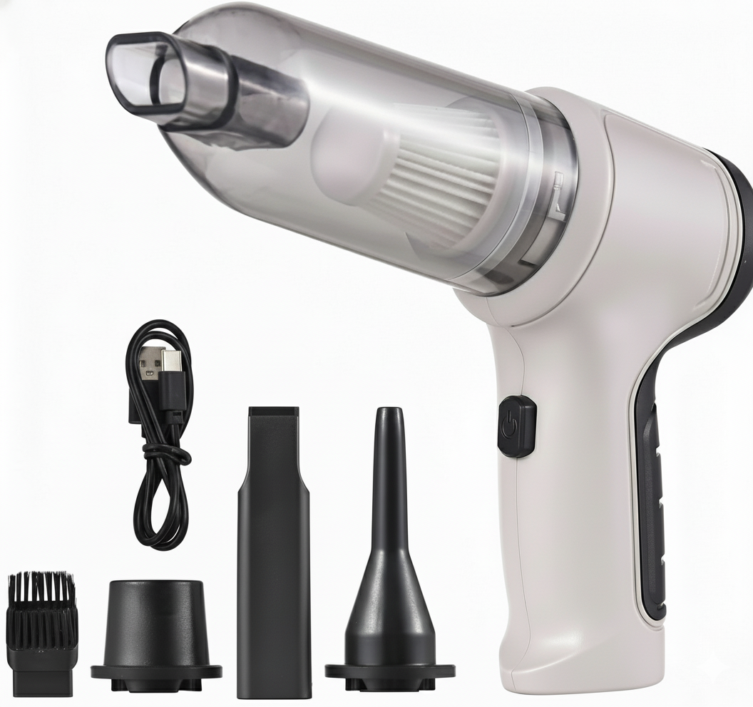 Minimalist Rechargeable Handheld Car Vacuum Cleaner