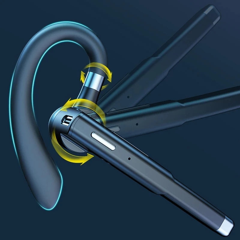 Minimalist Over-Ear Hook Bluetooth Earpiece