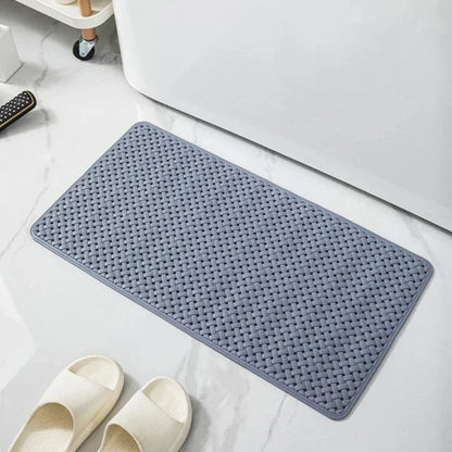 Minimalist Basket-Weave Bathtub Mat