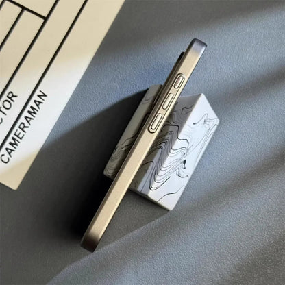 Ribbed Metallic TPU Bumper Phone Case