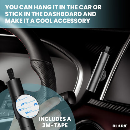 Anodized Aluminum Window Breaker Car Escape Tool