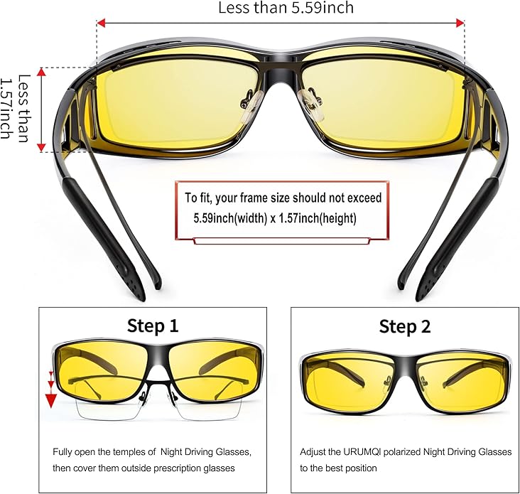 Polycarbonate Wraparound Driving Glasses