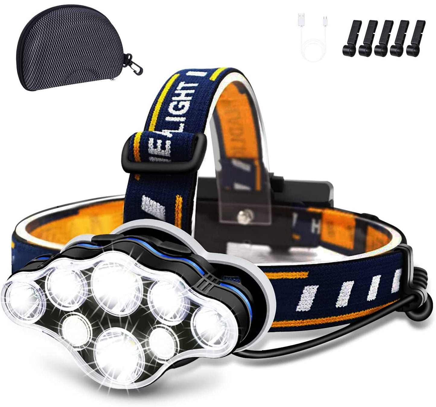 Rechargeable Adjustable LED Headlamp