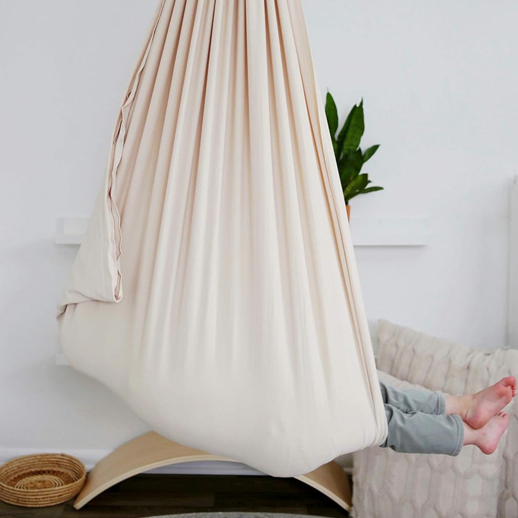 Stretch Knit Cocoon Hanging Pod Swing