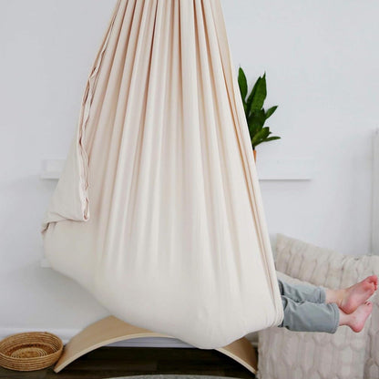 Stretch Knit Cocoon Hanging Pod Swing