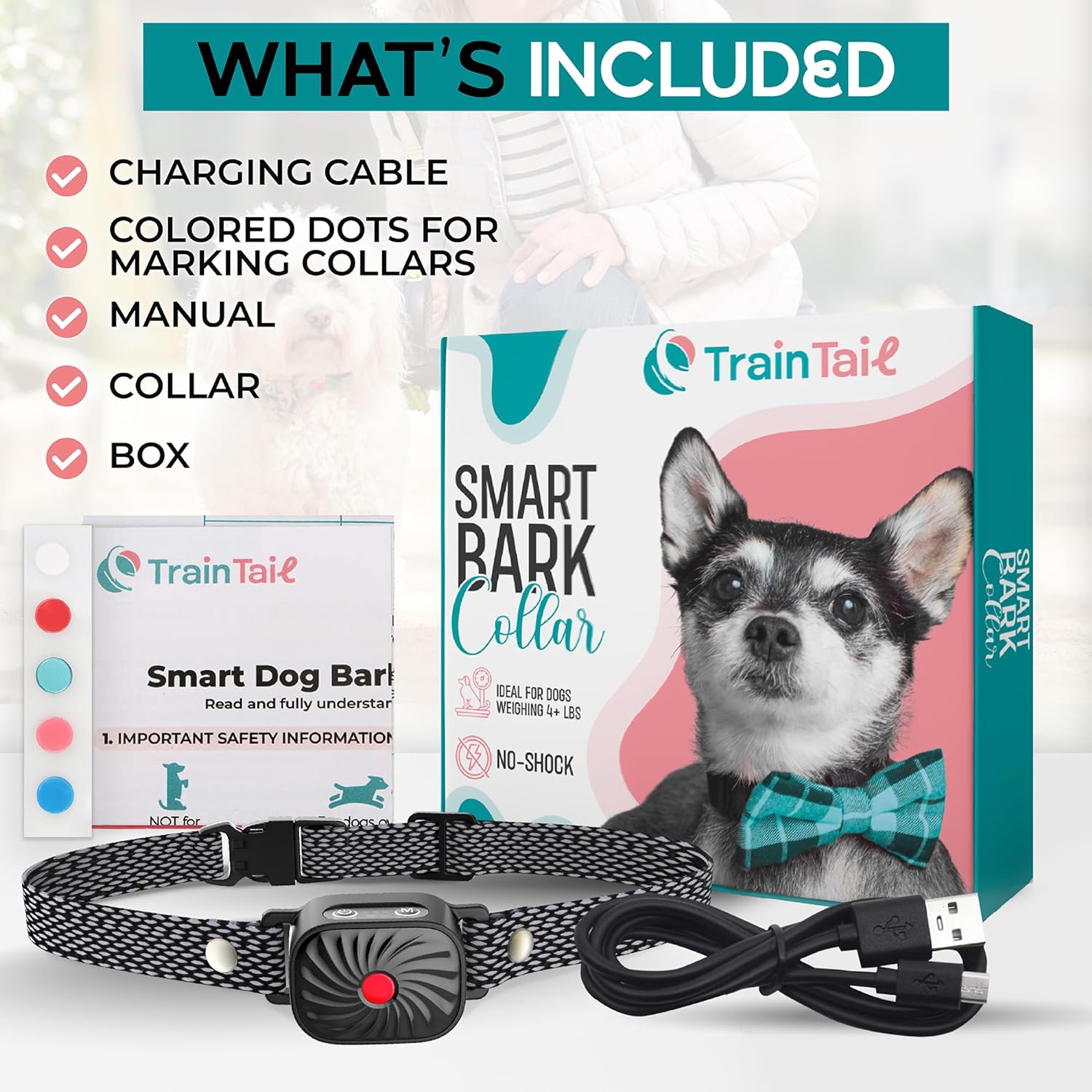 Minimalist Adjustable Reflective Anti-Bark Collar