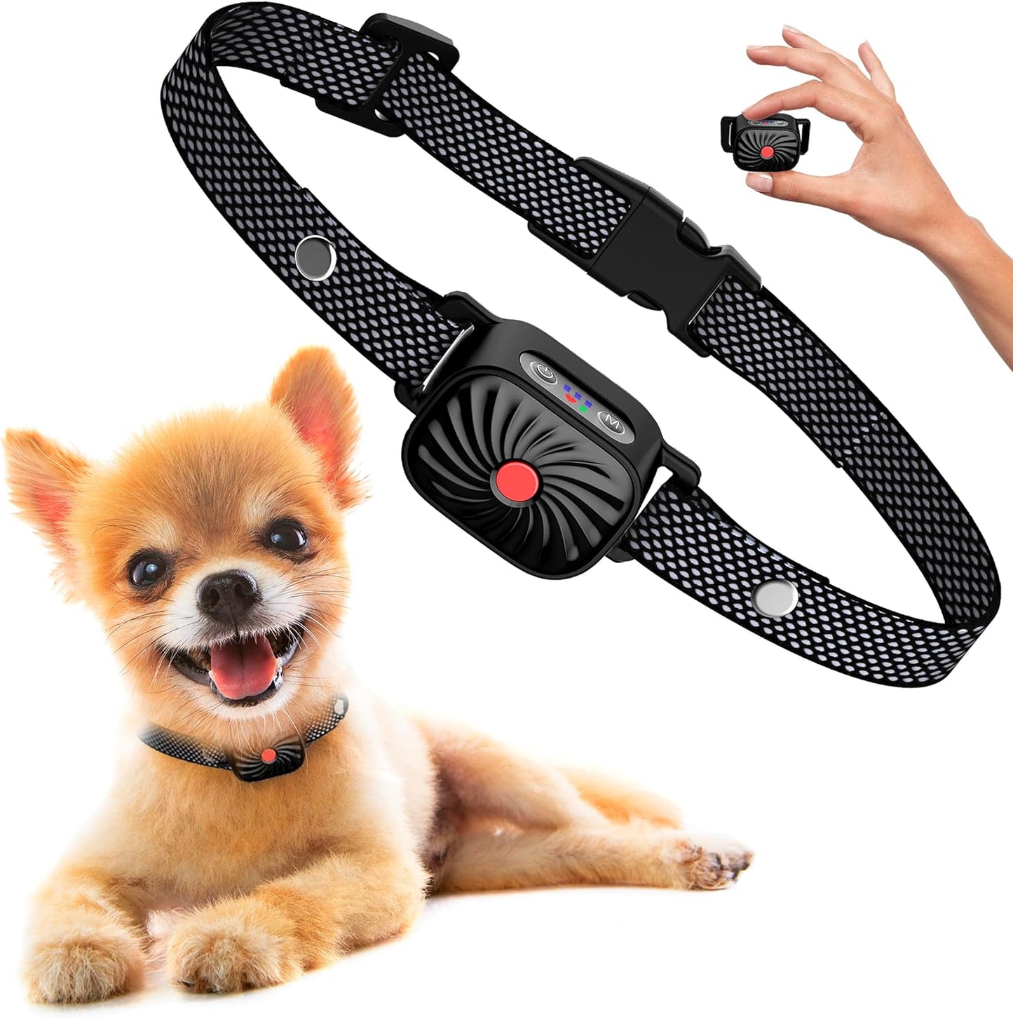 Minimalist Adjustable Reflective Anti-Bark Collar