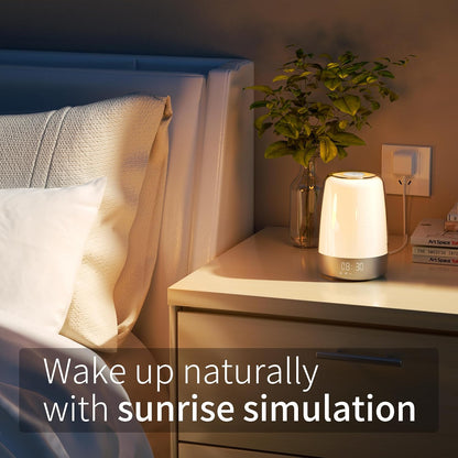Minimalist Dimmable LED Clock Wake-Up Light
