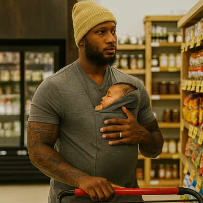 Stretch Jersey Wrap Babywearing Shirt