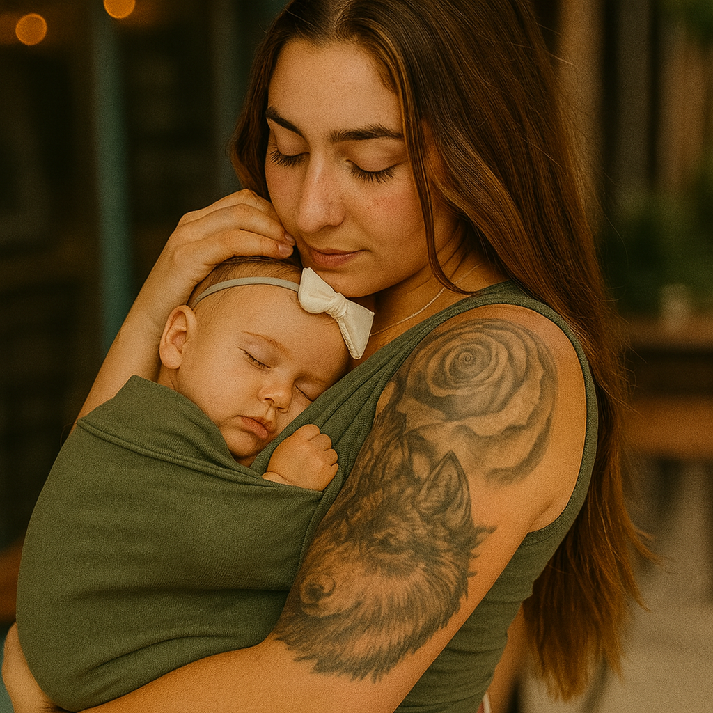 Stretch Jersey Wrap Babywearing Shirt