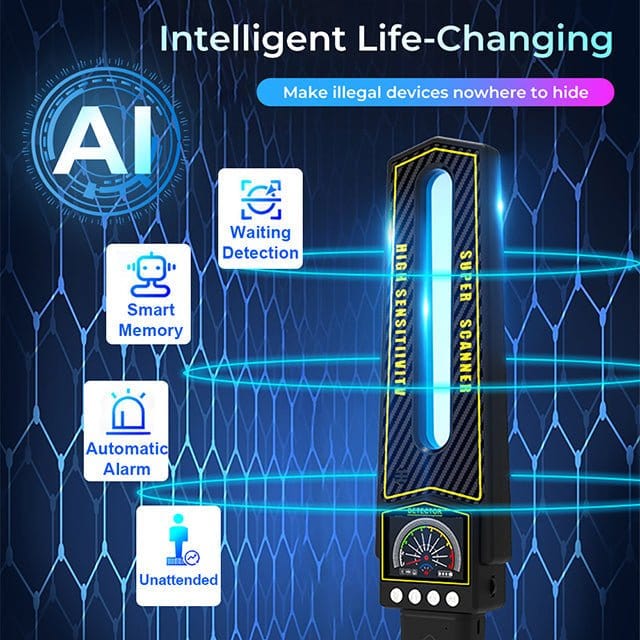 Matte Analog Meter Handheld Bug Detector