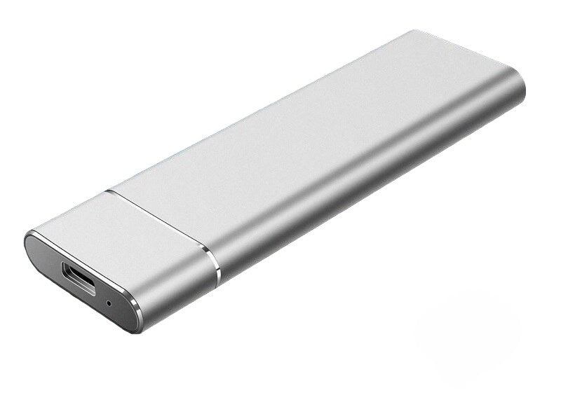 Minimalist Anodized Aluminum Slim USB-C Portable SSD