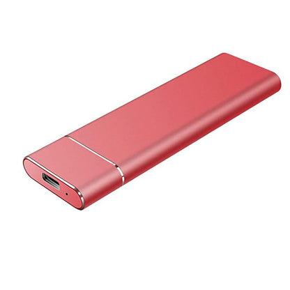 Minimalist Anodized Aluminum Slim USB-C Portable SSD