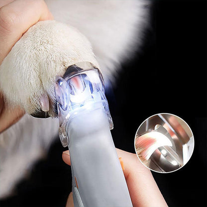 Minimalist LED Safety Guard Pet Nail Clippers