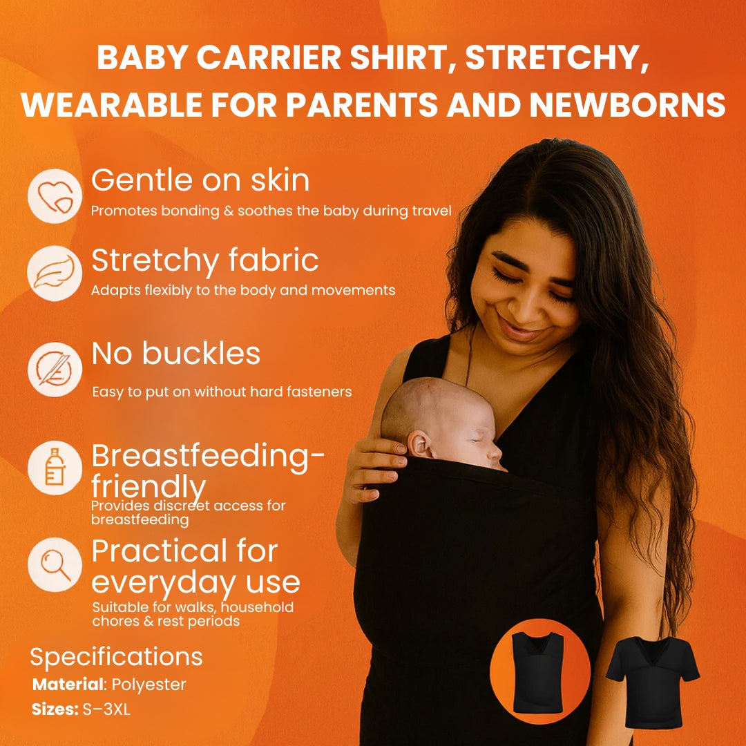 Stretch Jersey Wrap Babywearing Shirt