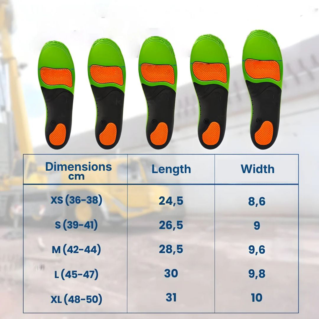 EVA Foam Contoured Arch Orthotic Insole