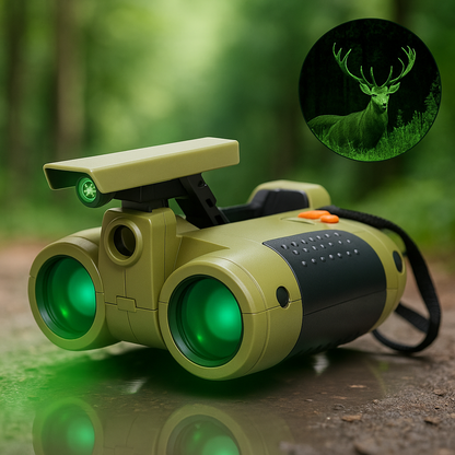 Glass Coated Night Vision Kids Binoculars