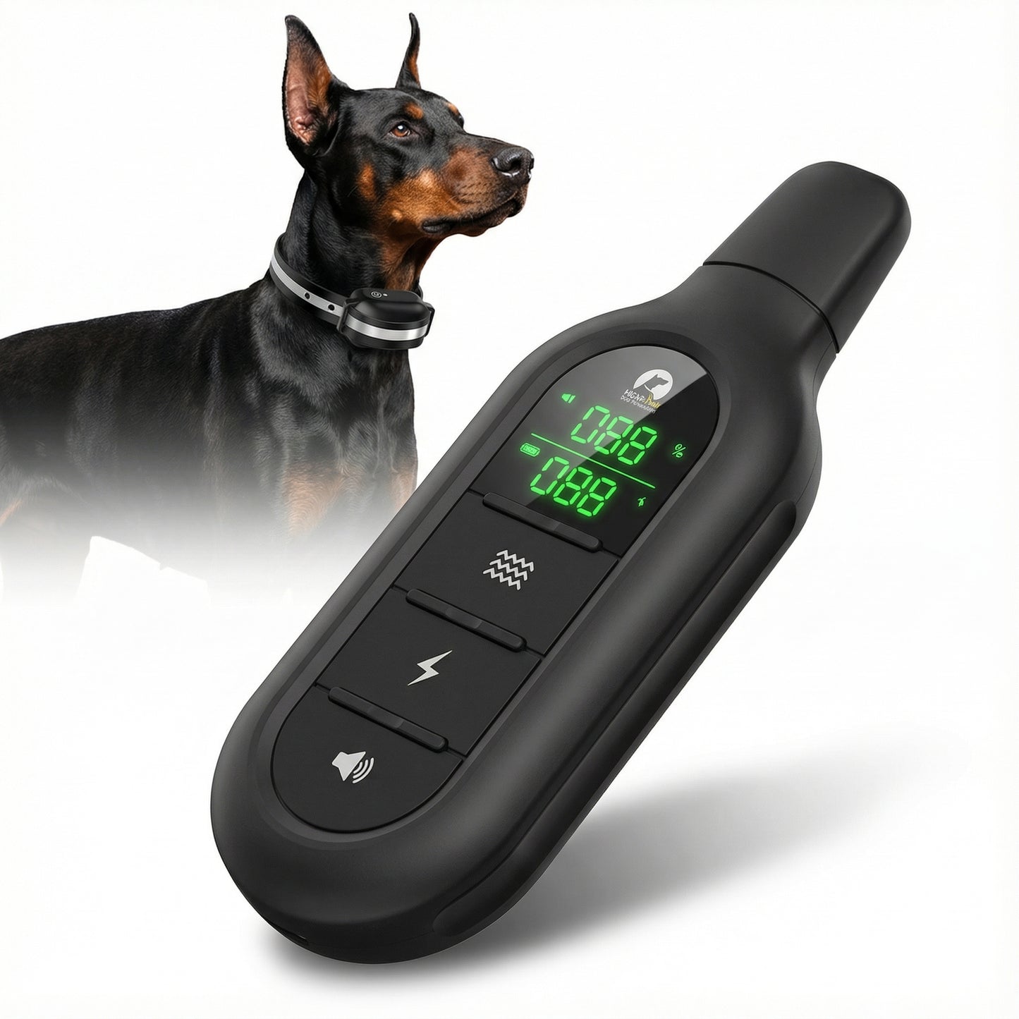 Synthetic Leather Adjustable Dog Training Collar