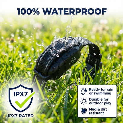 Synthetic Leather Adjustable Dog Training Collar