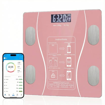 Tempered Glass Four Electrodes Body Composition Smart Scale