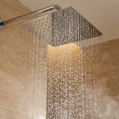 Minimalist Ultra-Thin Square Rain Shower Head