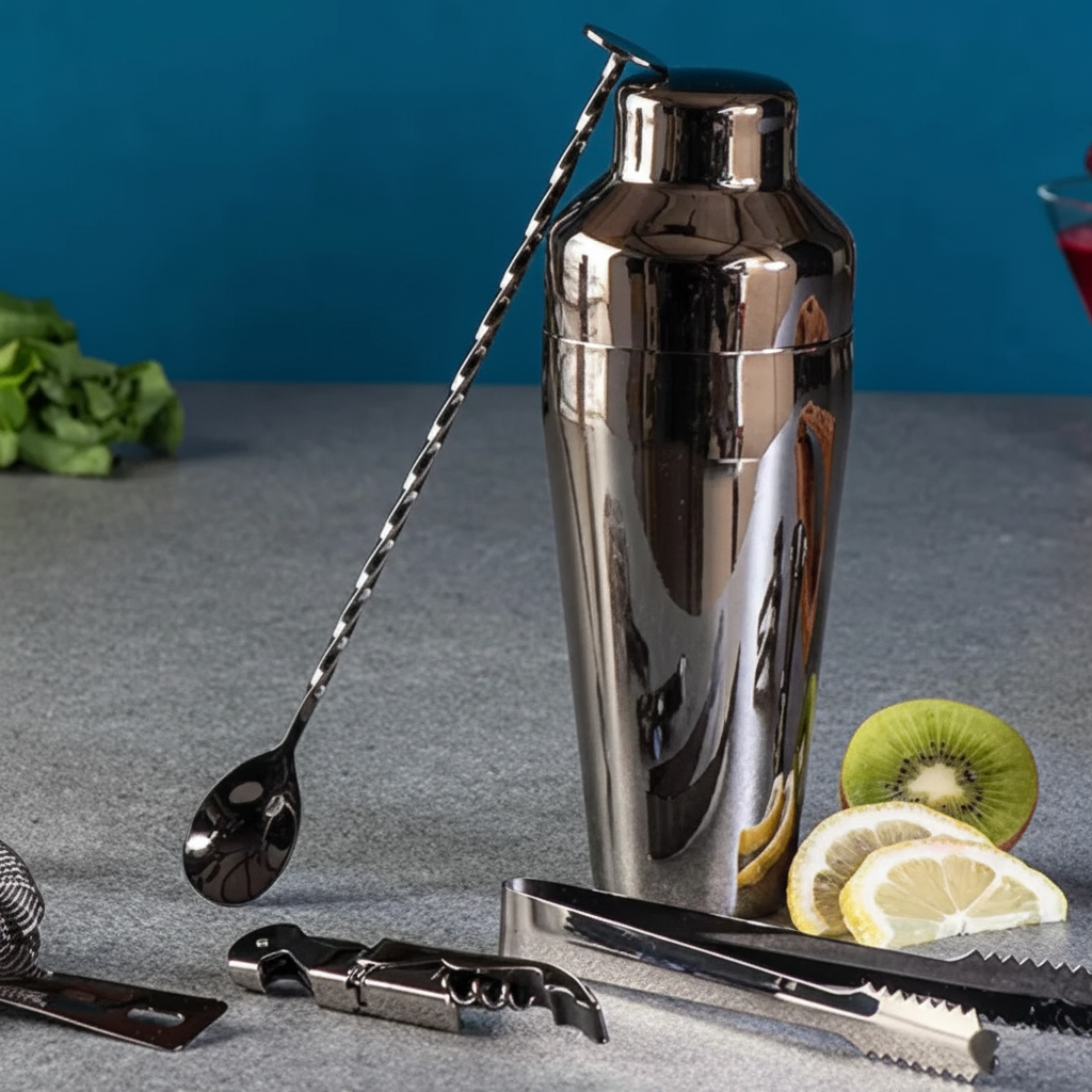 Modern Stainless Steel Cocktail Bar Tools Set
