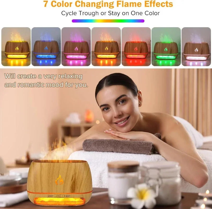 Himalayan Salt Ultrasonic Diffuser Table Lamp