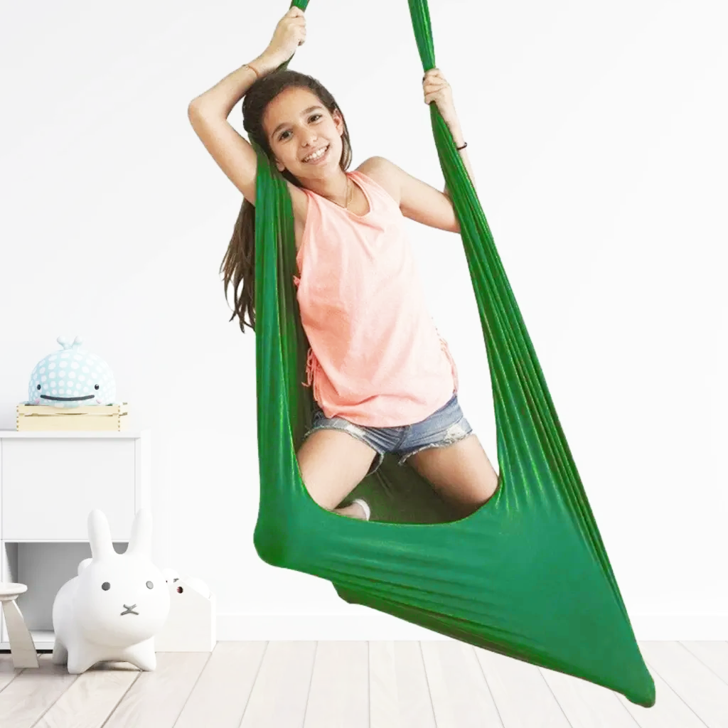 Stretch Knit Cocoon Hanging Pod Swing