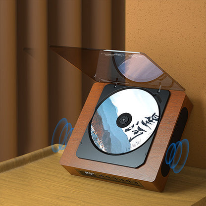 Wood Top-Loading CD Player