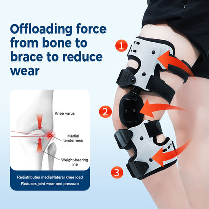 Hinged Adjustable Unloader Knee Brace