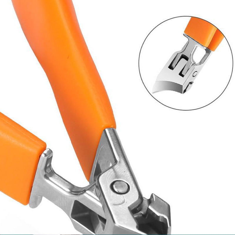 Stainless Steel Wide Ergonomic Plier-Style Nail Clippers