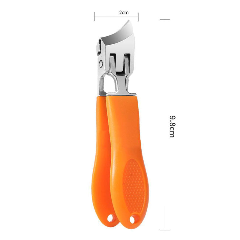 Stainless Steel Wide Ergonomic Plier-Style Nail Clippers