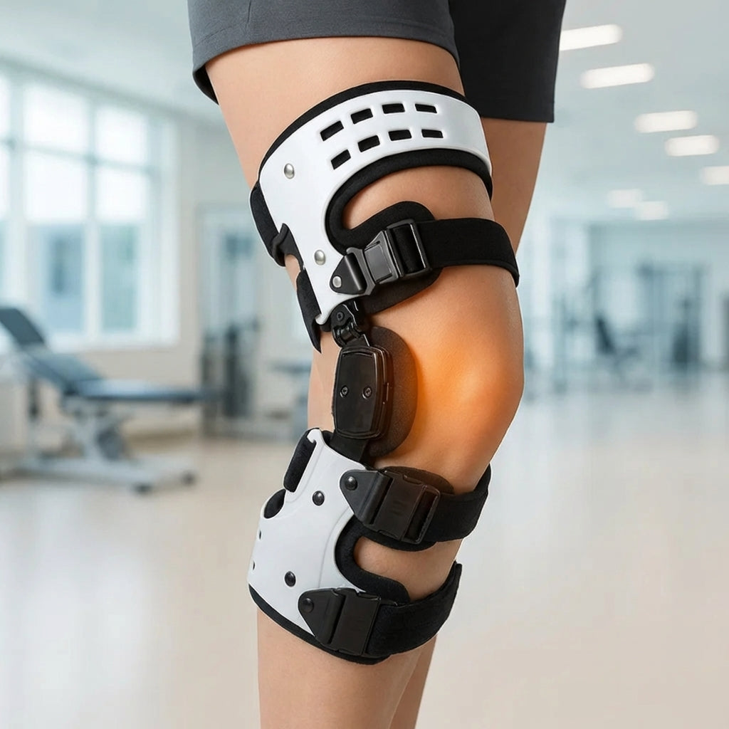Hinged Adjustable Unloader Knee Brace