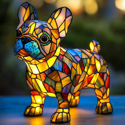 Stained Glass Cat Table Lamp
