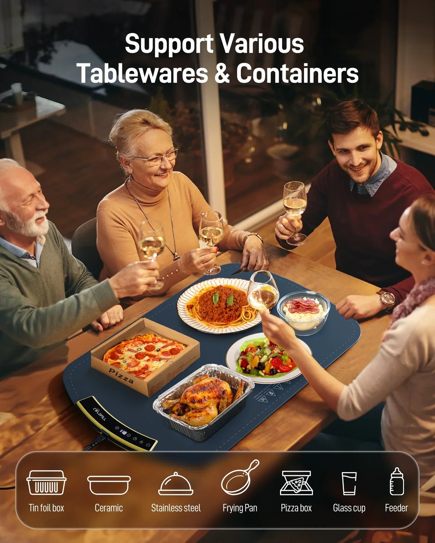 Silicone Foldable Table Warming Pad