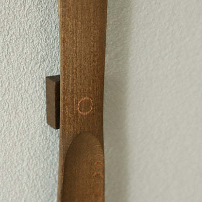 Wood Magnetic Wall Mount Long Handle Shoehorn
