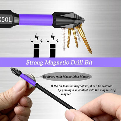 Hardened Alloy Magnetic Screwdriver Bit Set